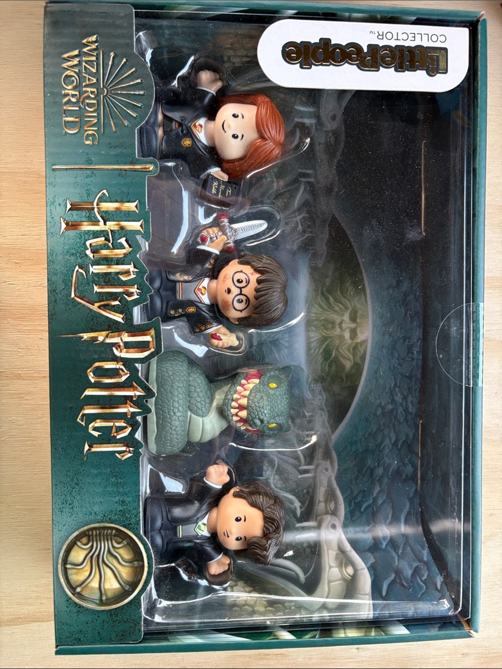 Fisher-Price Harry Potter Figures with Green Snake Artwork
